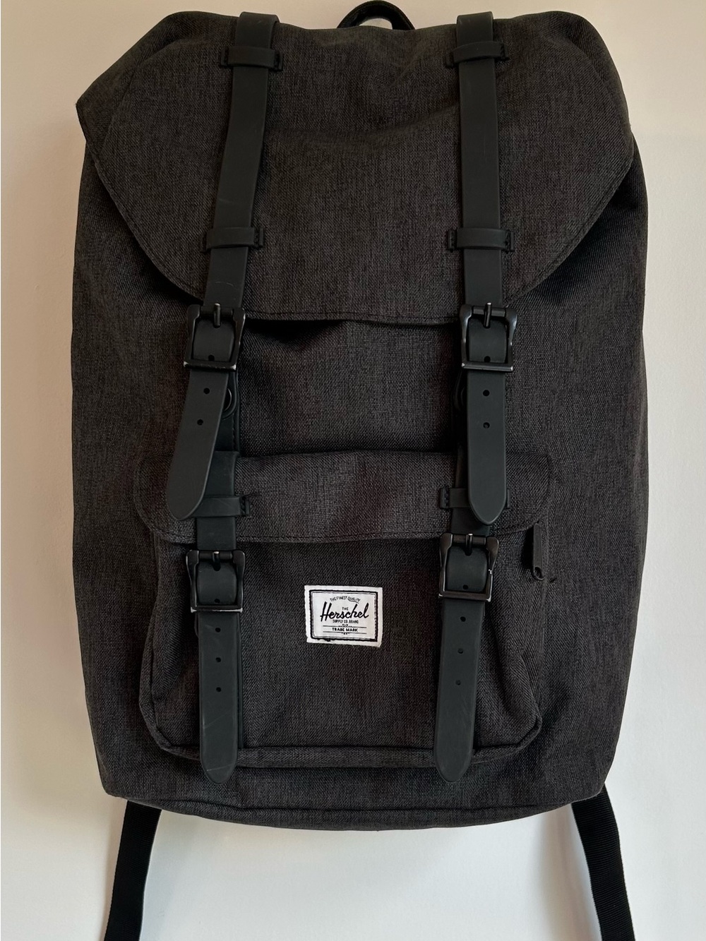 Herschel Supply Co. Little America Backpack Raven Crosshatch Grey 25L